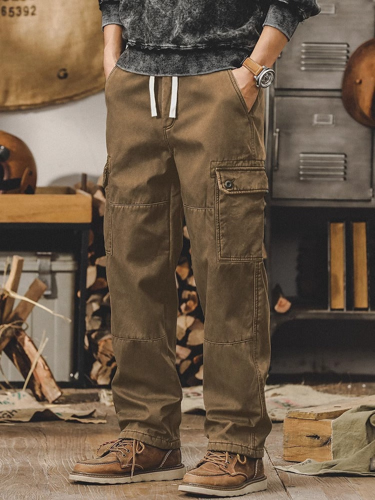 Men's Casual Straight-leg Workwear Pants