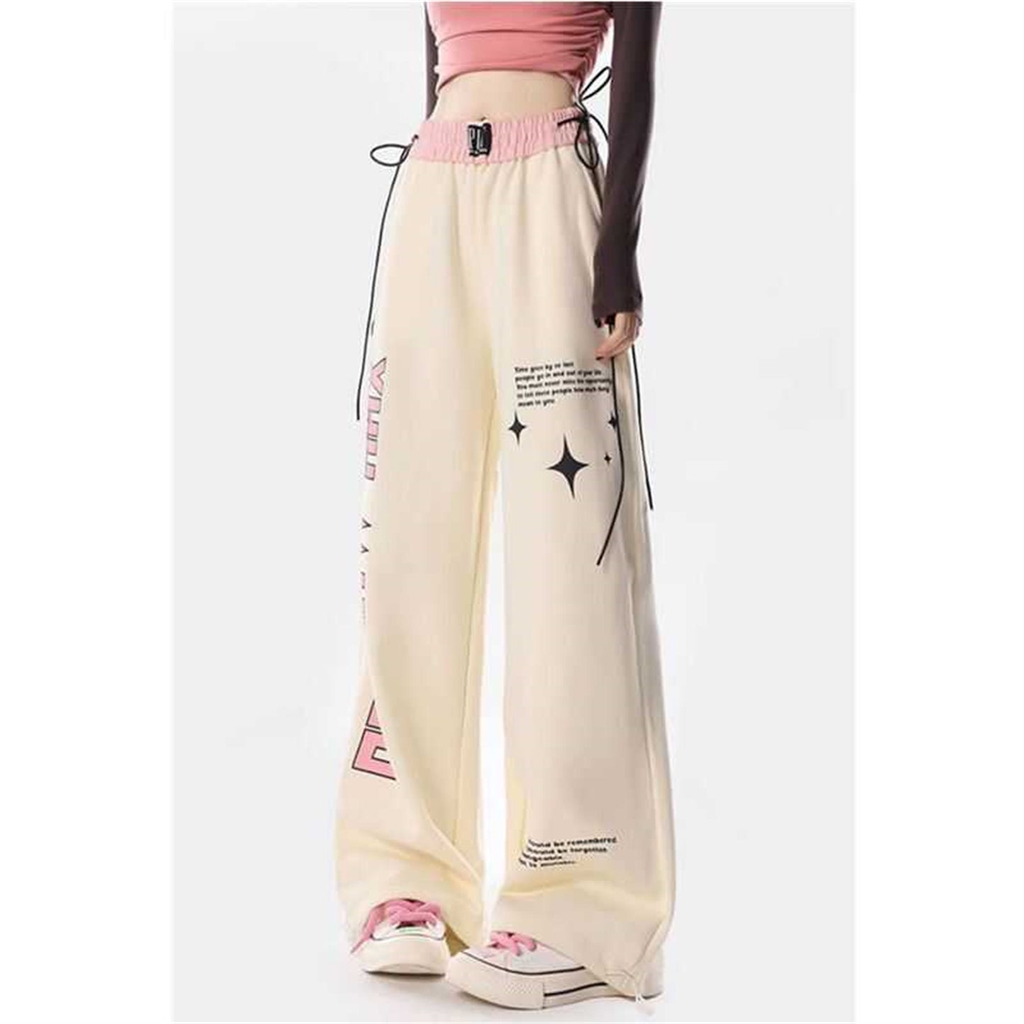 Women's Leisure Sports Trousers Straight Tube