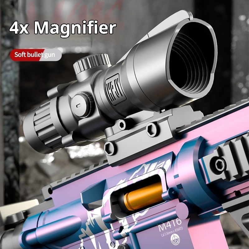 Children's Toy With Manual Bolt Throwing Shell Soft Bullet Gun