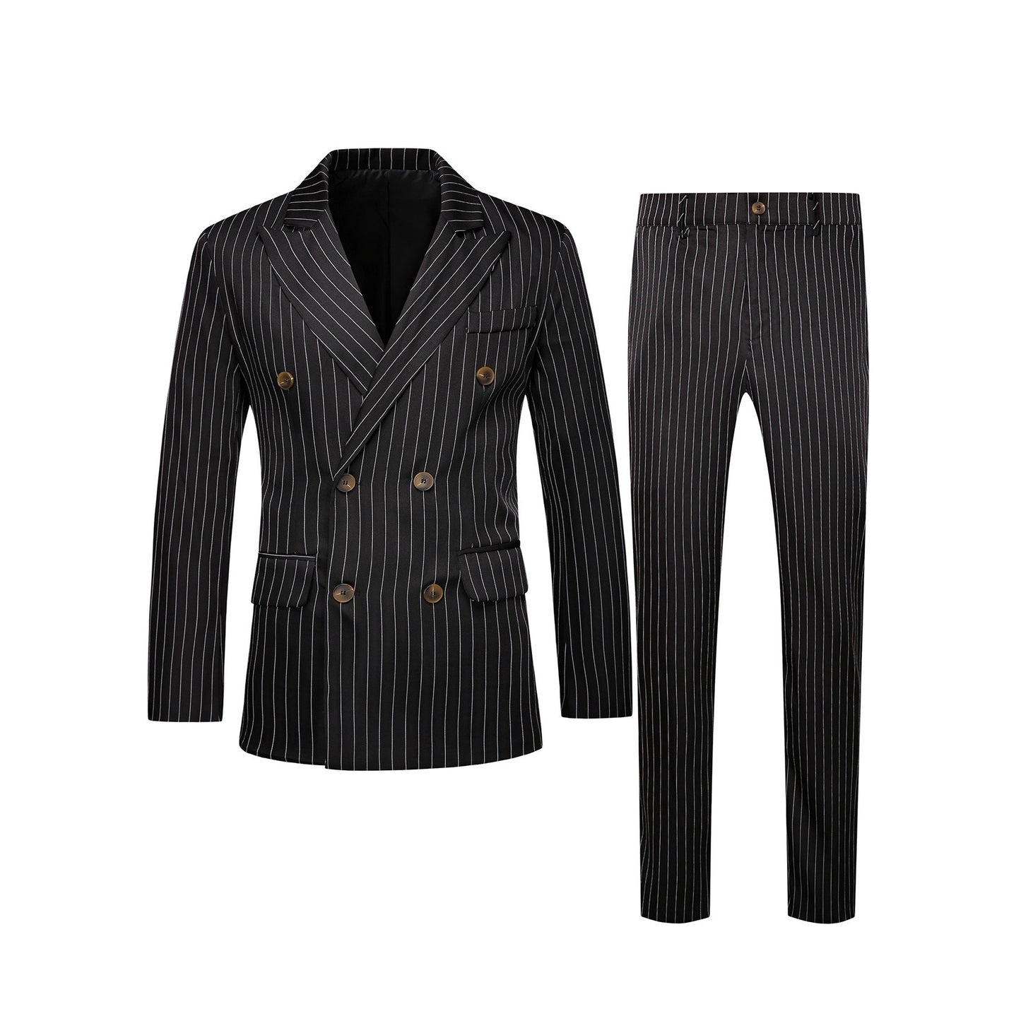 Mens Striped Business Suit Set