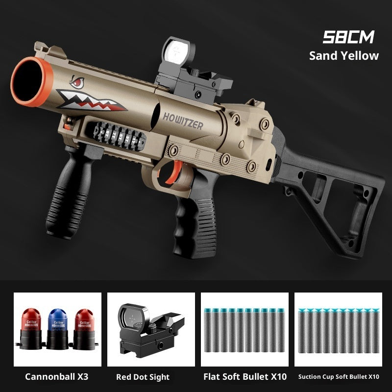 Three-series Grenade Launcher Soft Bullet Gun Can Launch Toy Gun