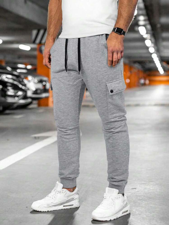 Multi-pocket Men's Casual Fitness Trousers Sports Overalls