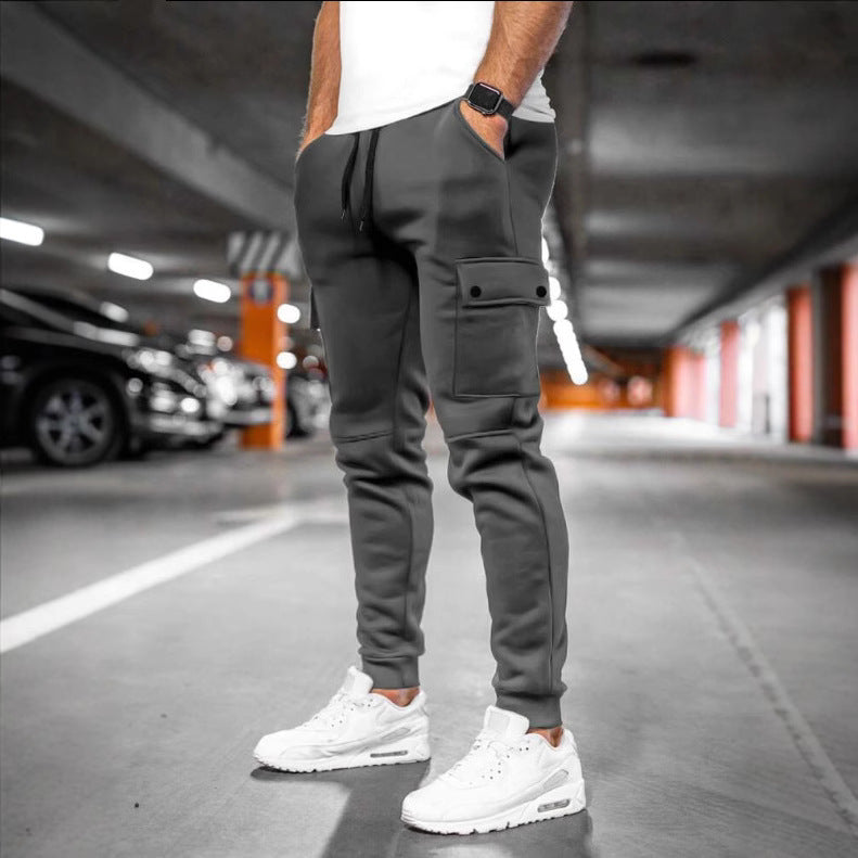 Multi-pocket Men's Casual Fitness Trousers Sports Overalls