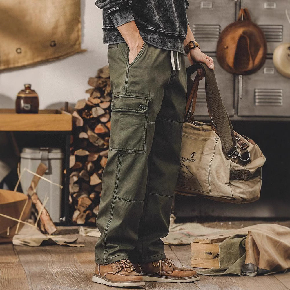 Men's Casual Straight-leg Workwear Pants