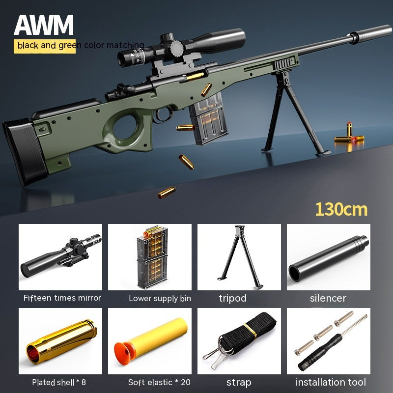 Oversized Manual Loading AWM Can Launch Sniper Rifle