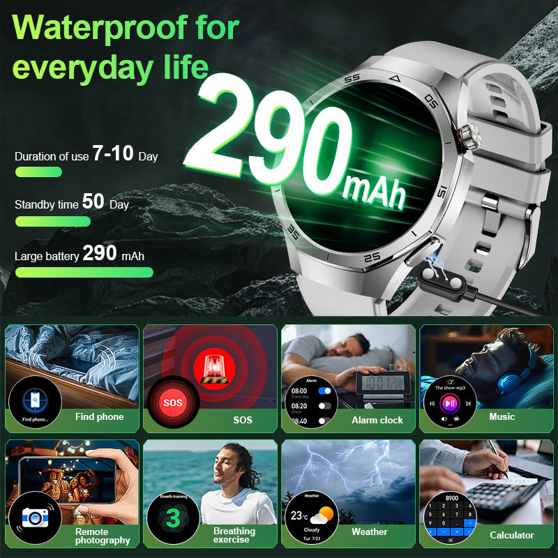 Smart Watch Movement Track Bluetooth Calling Sport Mode Heart Rate Health Monitoring