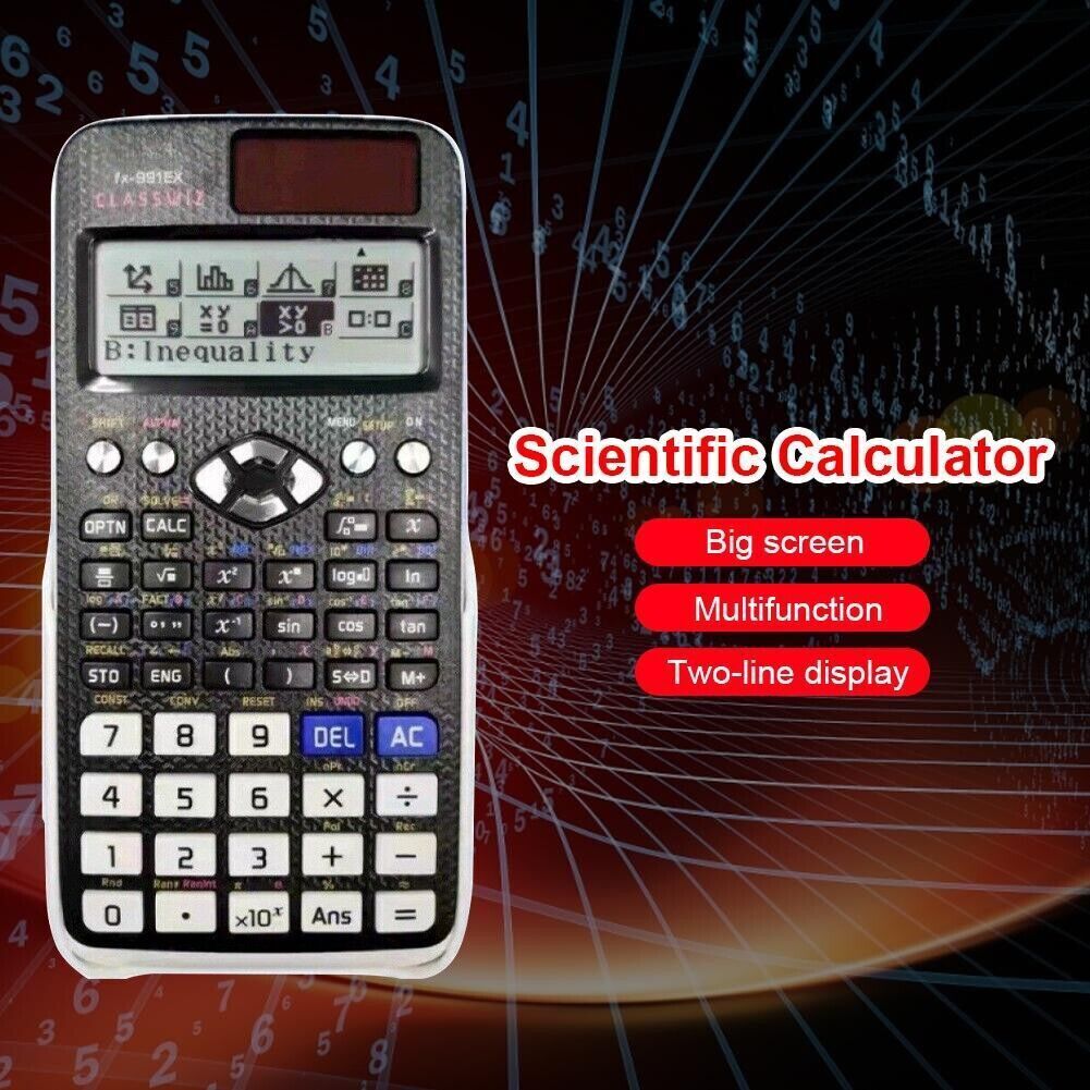 FX-991EX Classwiz Advanced Engineering Scientific Calculator 552 Functions