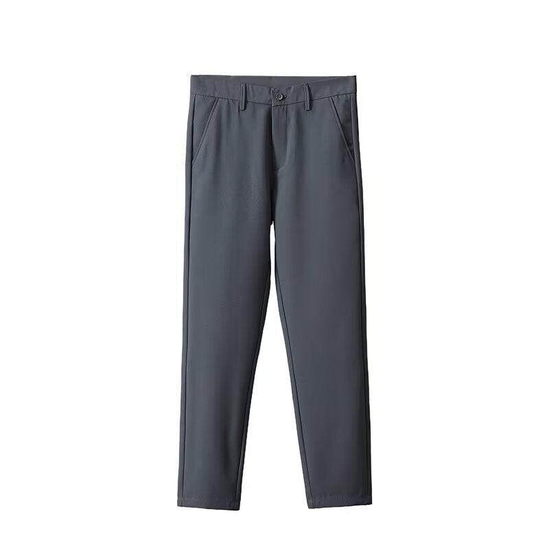 Loose-fitting Casual Draped Wide-leg Floor-length Pants