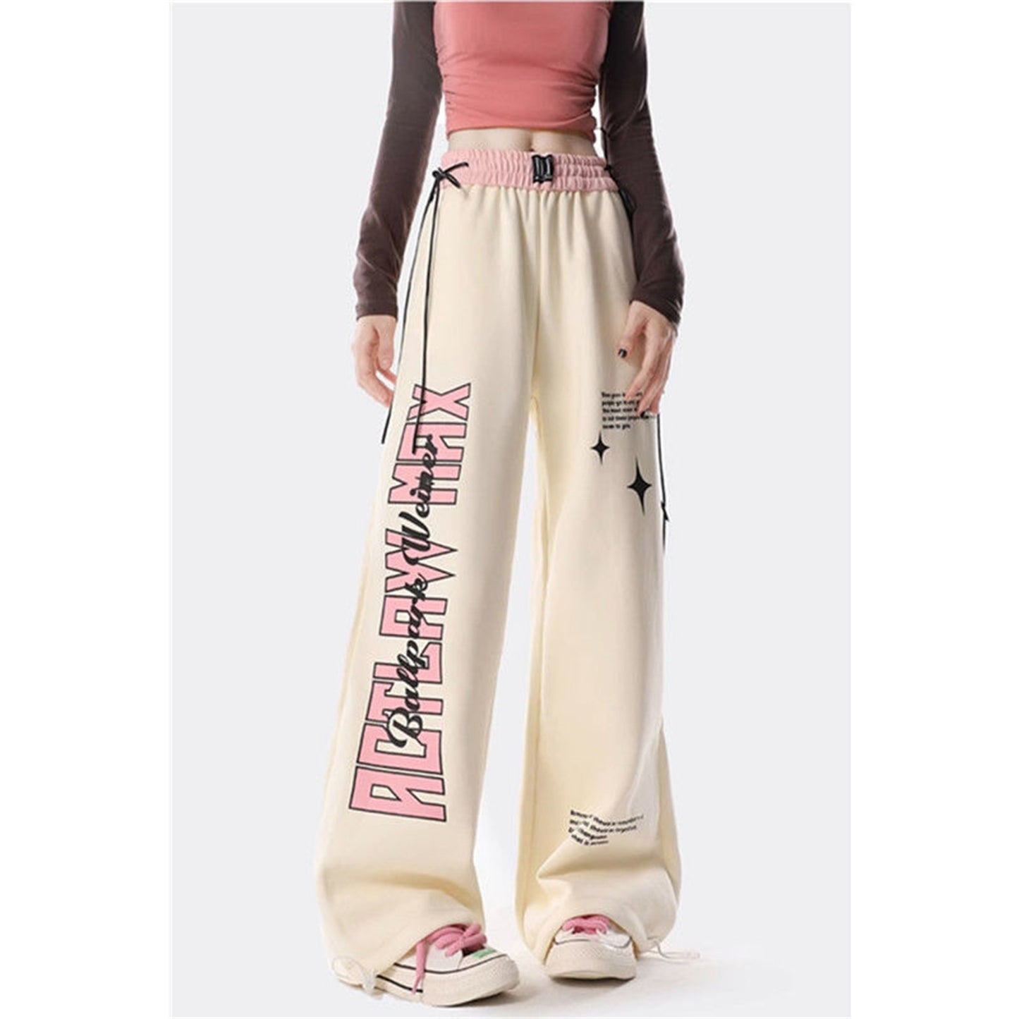 Women's Leisure Sports Trousers Straight Tube