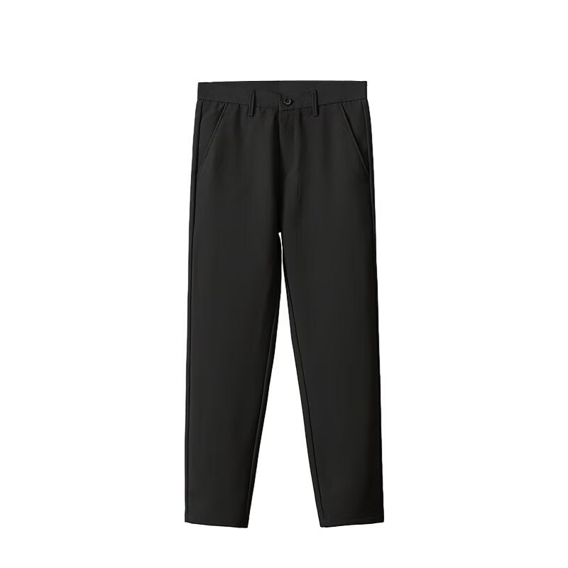 Loose-fitting Casual Draped Wide-leg Floor-length Pants