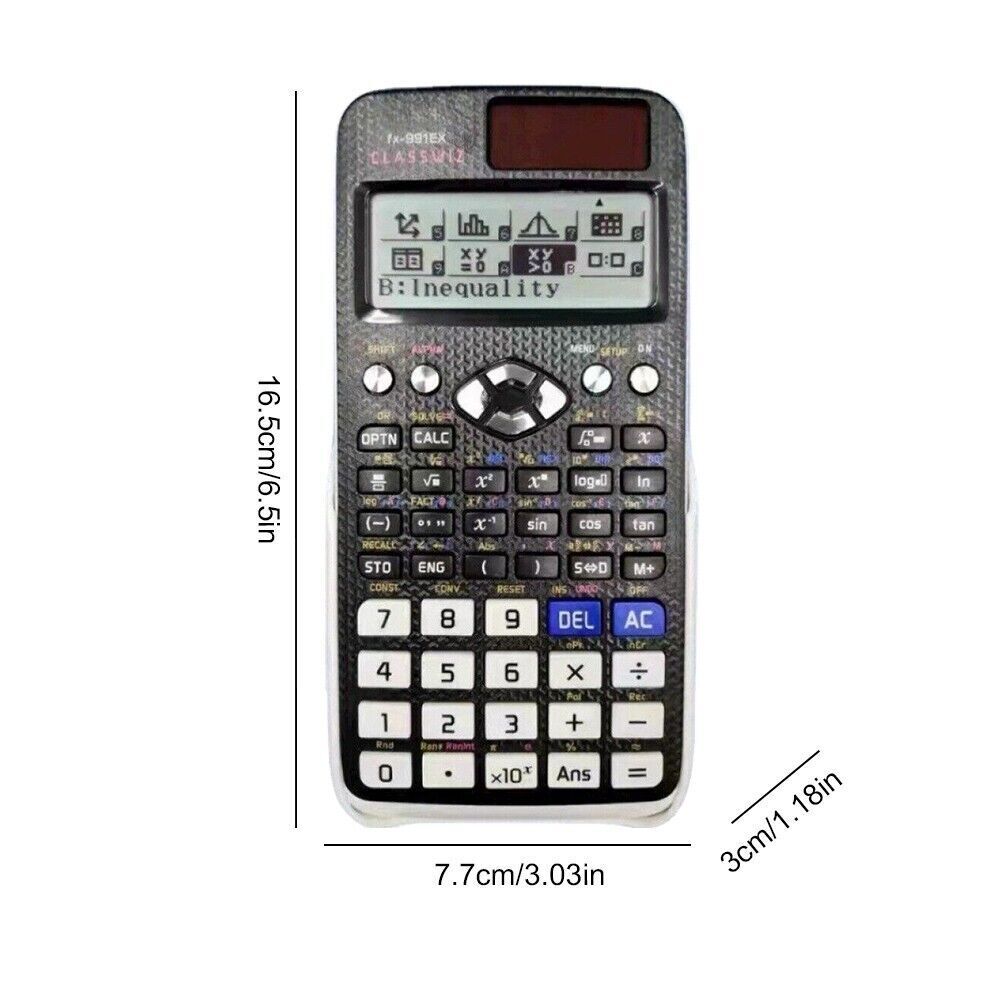 FX-991EX Classwiz Advanced Engineering Scientific Calculator 552 Functions