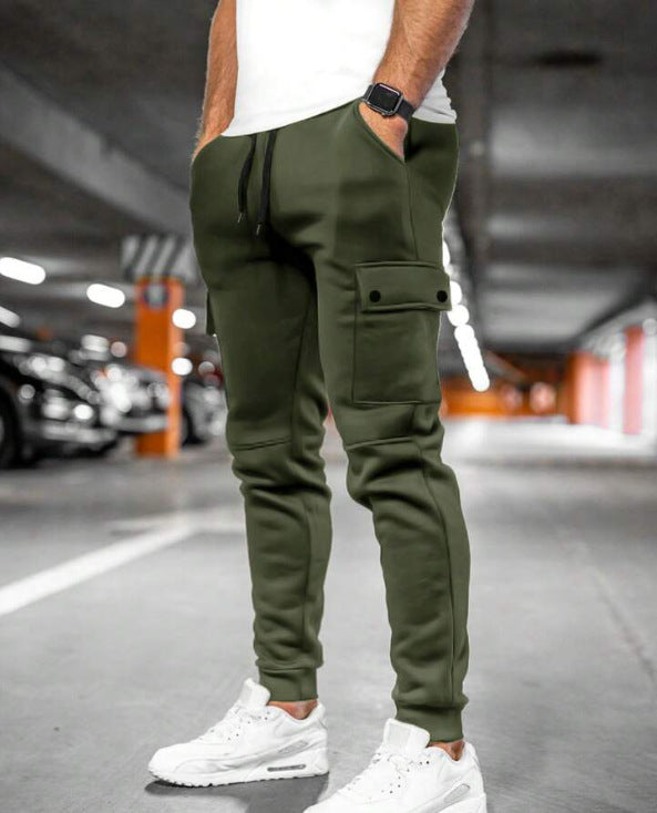 Multi-pocket Men's Casual Fitness Trousers Sports Overalls