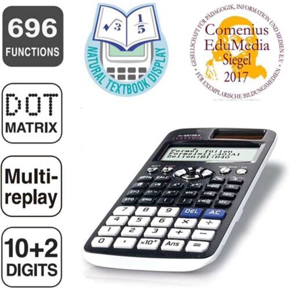FX-991EX Classwiz Advanced Engineering Scientific Calculator 552 Functions