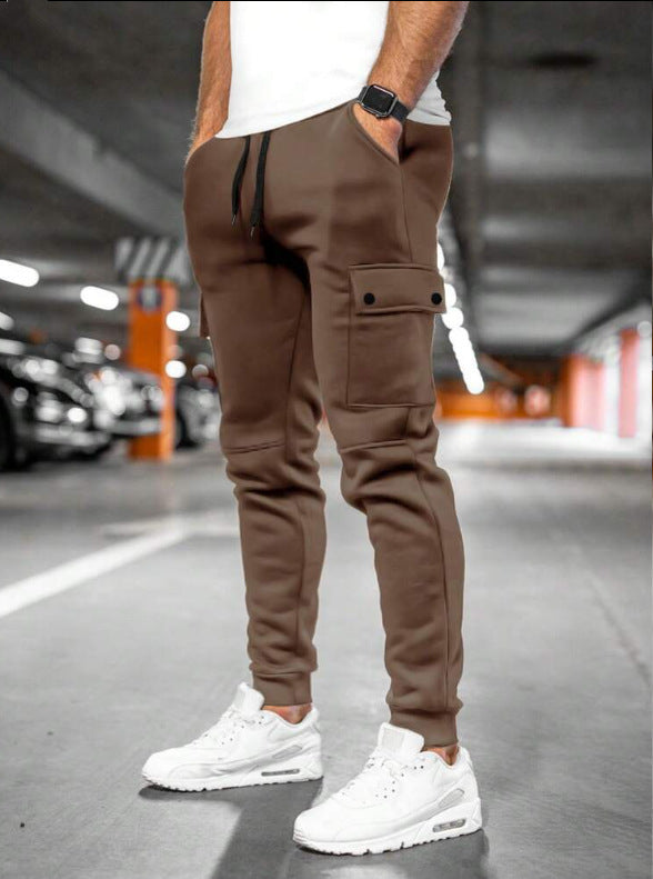 Multi-pocket Men's Casual Fitness Trousers Sports Overalls