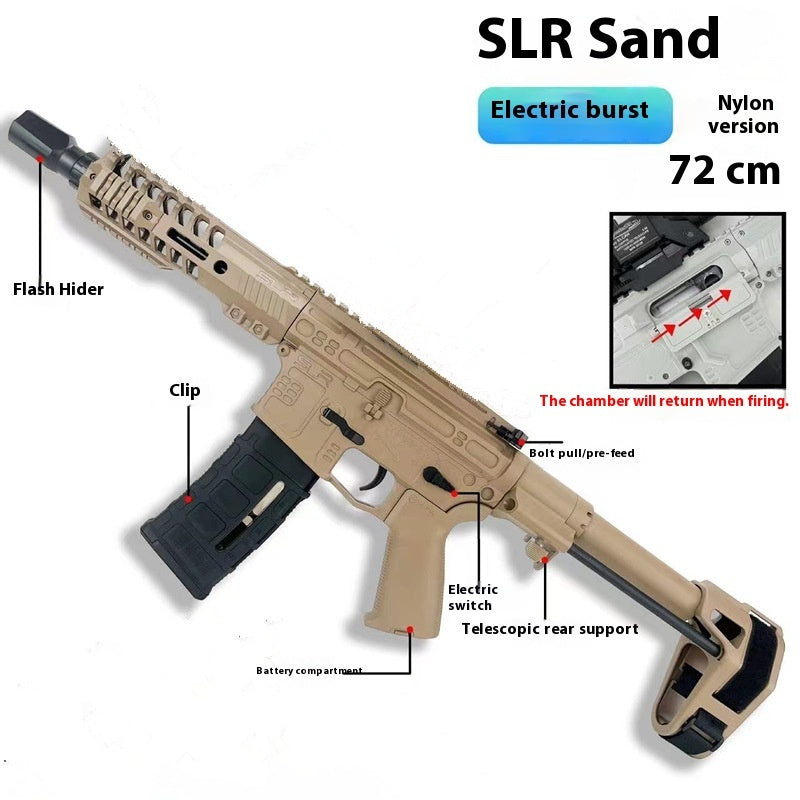 Full-automatic Reloaded Children's Boy Nylon Chicken Real Battle Toy Gun