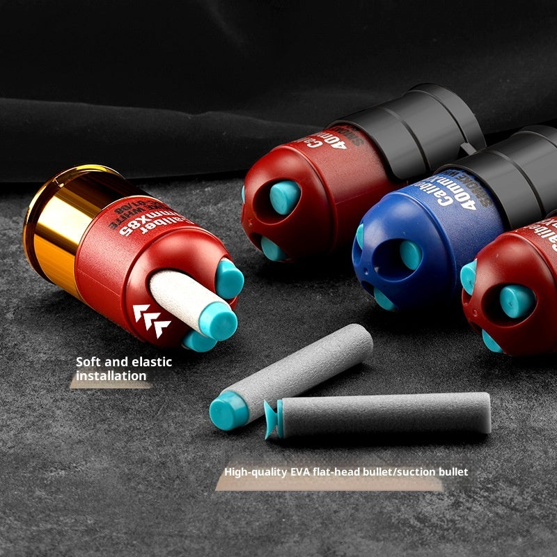 Three-series Grenade Launcher Soft Bullet Gun Can Launch Toy Gun