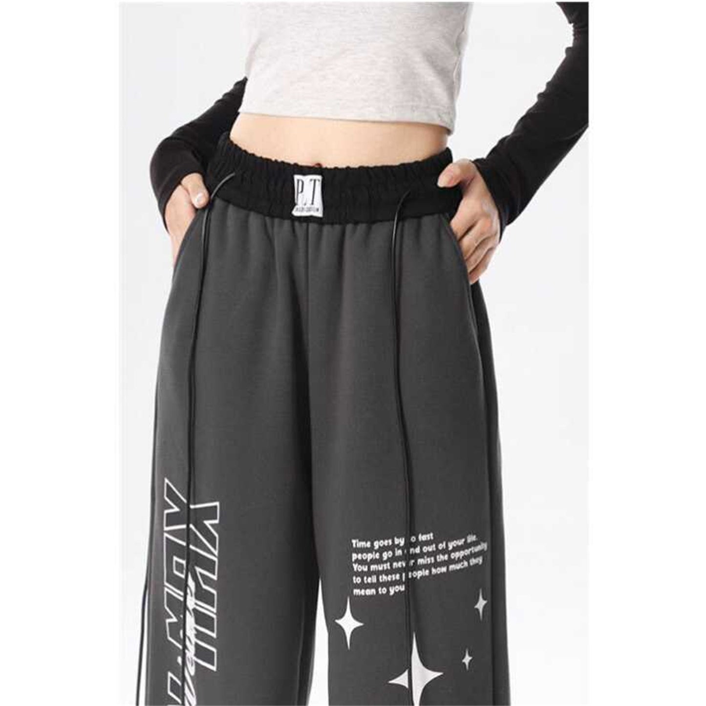 Women's Leisure Sports Trousers Straight Tube