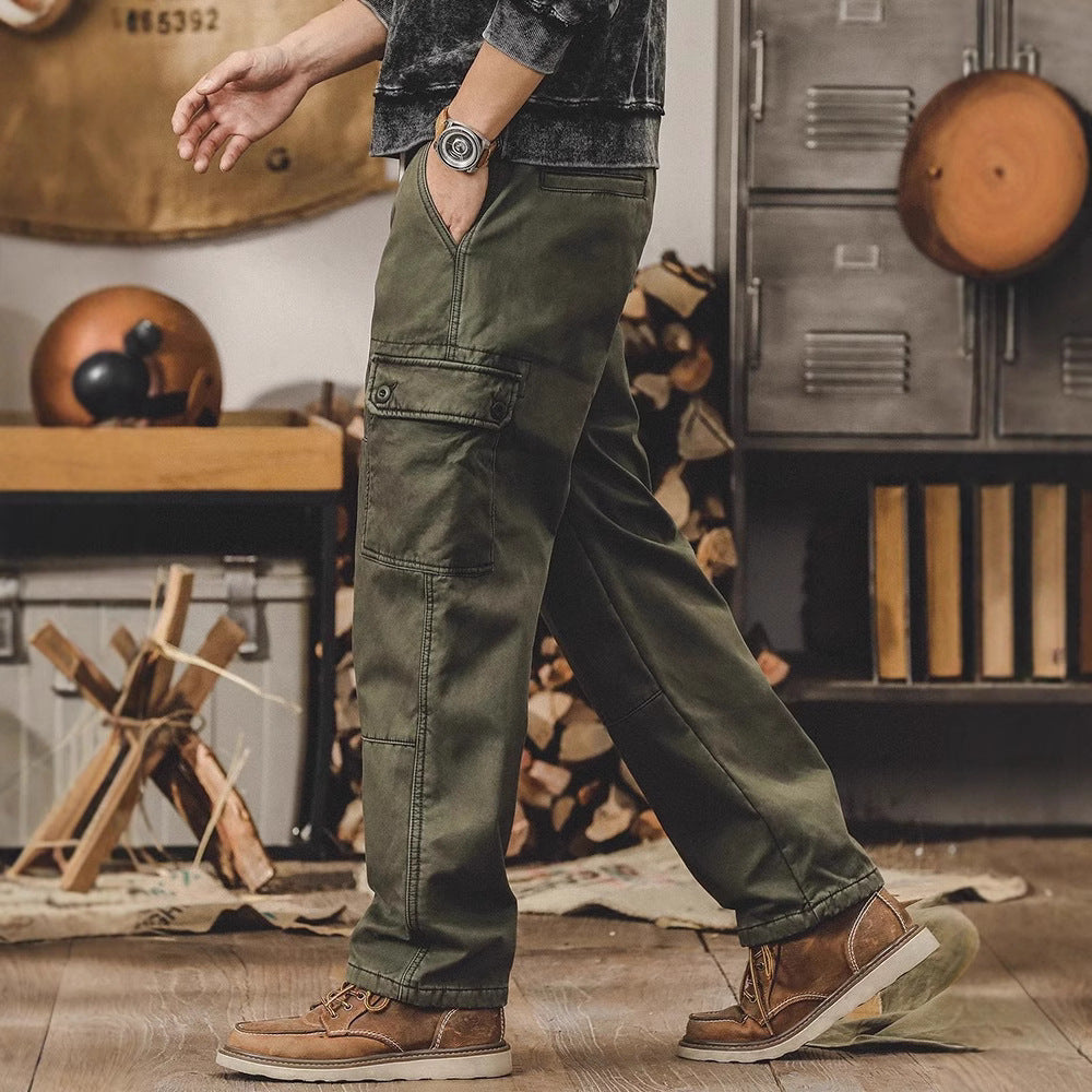 Men's Casual Straight-leg Workwear Pants