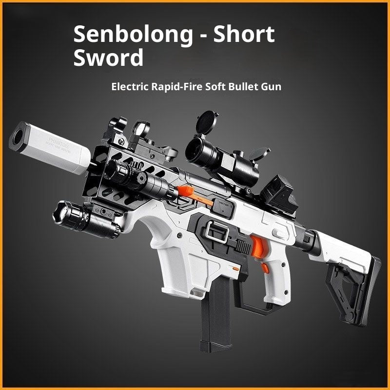 Dagger Victor Charge Electric Continuous Hair Soft Bullet Gun Children's Toy